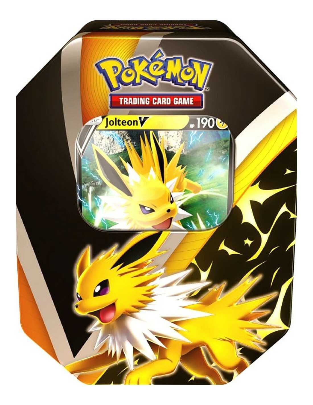 Tin Pokemon Da Collezione Evoluzioni Di Eevee Jolteon V Futurartb