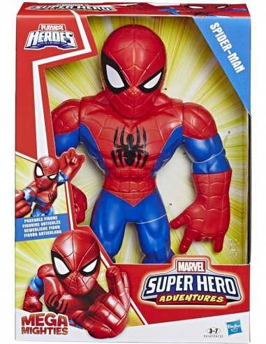 Super Hero Adventures Mega Mighties Spider-Man - HASE4147ES00/E4132 | Futurartb2b Ingrosso Giocattoli