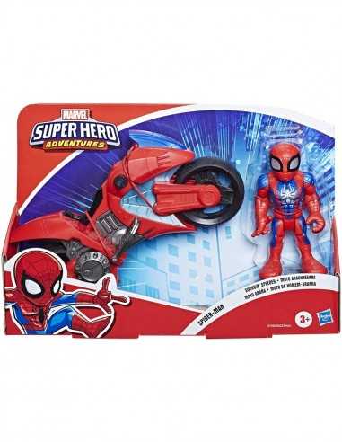 Playskool Marvel Super Hero Adventures moto con Spider-Man - HASE6225EU40/E7929 | Futurartb2b Ingrosso Giocattoli