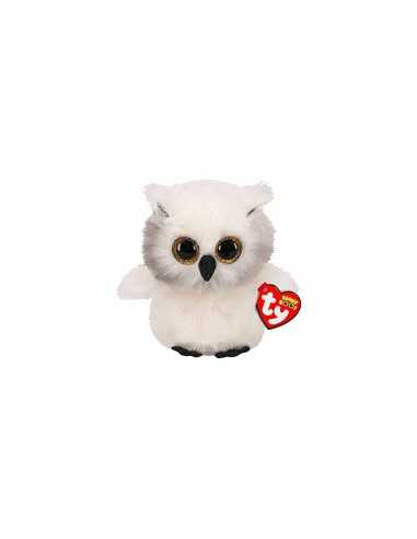 Peluche Beanie Boo Austin Gufo bianco - CRAT36305 | Futurartb2b Ingrosso Giocattoli