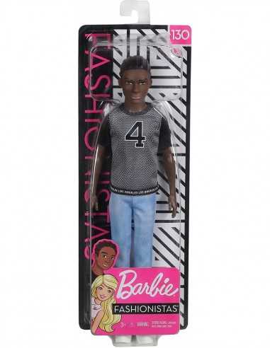 Barbie Fashionistas - Bambola Ken con T-shirt e Jeans 130 - TOYDWK44/GDV13 | Futurartb2b Ingrosso Giocattoli