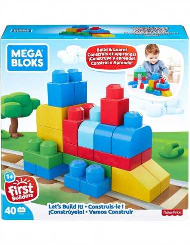 Mega Blocks - Scatola da 40 Blocchi da Costruzione - TOYFFG23 | Futurartb2b Ingrosso Giocattoli