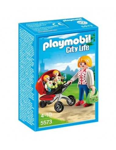 Playmobil Mamma con gemellini - PLA5573 | Futurartb2b Ingrosso Giocattoli