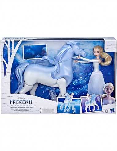 Frozen 2 - Bambola Elsa con cavallo Nokk nuota e cammina - HASE67165L00 | Futurartb2b Ingrosso Giocattoli