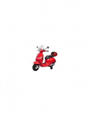 Vespa elettrica GTS Super Sport rossa 12V con paravento - GLO39984 | Futurartb2b Ingrosso Giocattoli