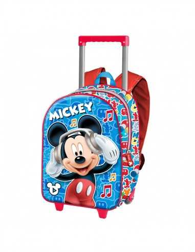 Disney Mickey Mouse - Zaino Trolley asilo 3D music - KAR00369 | Futurartb2b Ingrosso Giocattoli