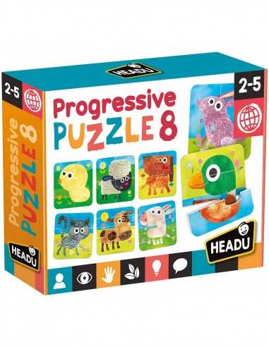 Progressive Puzzle 8 - HEAMU23936 | Futurartb2b Ingrosso Giocattoli