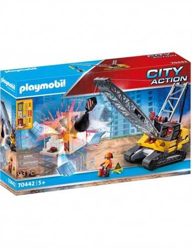 PlayMobil 70442 - Gru con braccio demolitore - PLA70442 | Futurartb2b Ingrosso Giocattoli