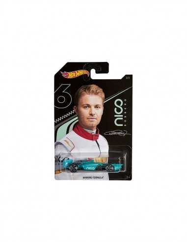 Hot Wheels - Winning Formula Turquoise - Designed By Nico Rosberg - TOYGGC37-K710 | Futurartb2b Ingrosso Giocattoli