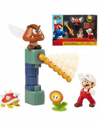 Super Mario Set il castello della lava - JAK40015 | Futurartb2b Ingrosso Giocattoli