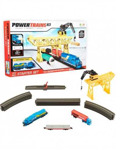 Power Trains - Starter Set Port Cargo Treno della Gru - JAK78718 | Futurartb2b Ingrosso Giocattoli