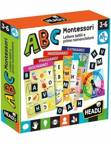 ABC Montessori con lettere tattili - HEAIT23660 | Futurartb2b Ingrosso Giocattoli