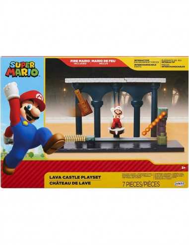 Super Mario - PlaySet Castello di Lava - JAK40017 | Futurartb2b Ingrosso Giocattoli