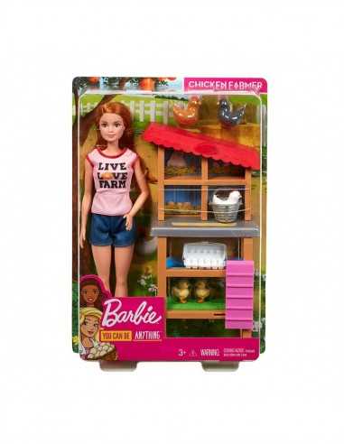 Barbie Carriera - Allevatrice di galline - ROUDHB63/FXP15 | Futurartb2b Ingrosso Giocattoli