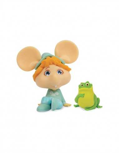 Topo Gigio Mini Figura Gigio con Rana - GRATPG01000-3 | Futurartb2b Ingrosso Giocattoli