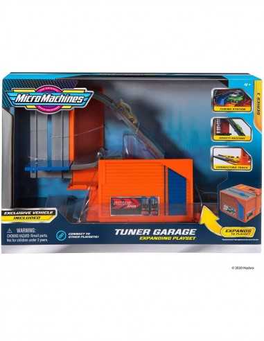 Micro Machines Tuner Garage Playset con 1 veicolo - GRAMCM06000 | Futurartb2b Ingrosso Giocattoli