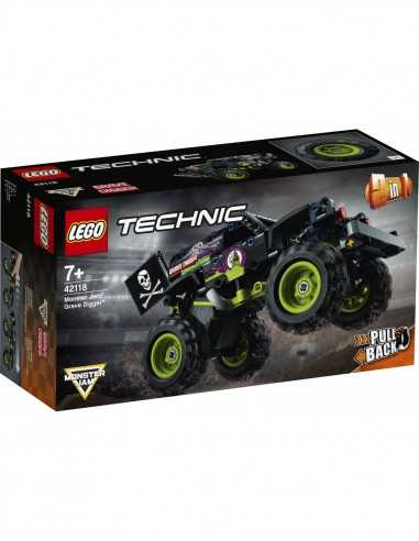 Lego Technic 42118 - Monster jam grave digger - LEG6328590 | Futurartb2b Ingrosso Giocattoli