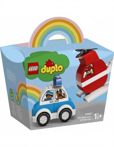 Lego Duplo 10957 - Elicottero antincendio e auto della polizia - LEG6332189 | Futurartb2b Ingrosso Giocattoli