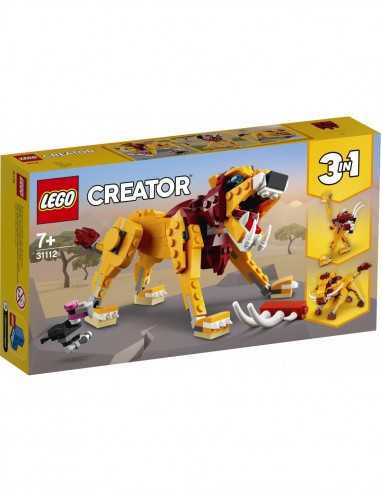 Lego Creator 31112 - Leone selvatico - LEG6327647 | Futurartb2b Ingrosso Giocattoli