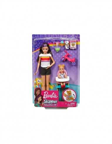 Barbie Skipper BabySitter Bambola con seggiolone - TOYFHY97/GHV87 | Futurartb2b Ingrosso Giocattoli