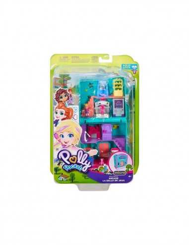 Polly Pocket Mini Playset Divertimento in Sala Giochi - TOYGGC29/GFP41 | Futurartb2b Ingrosso Giocattoli