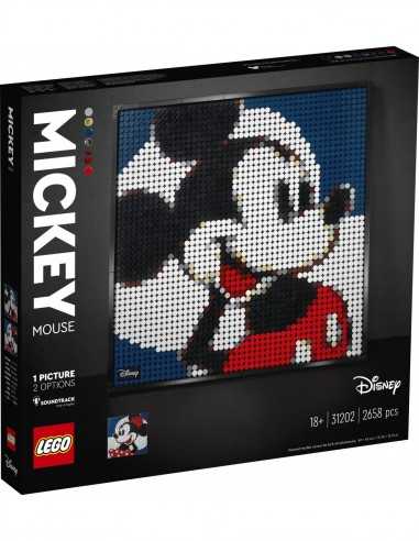 Lego Art 31202 - Disney's Mickey Mouse Topolino - LEG6333058 | Futurartb2b Ingrosso Giocattoli