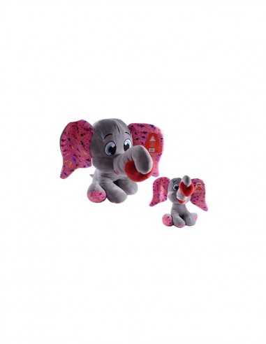 Peluche Tilly Elefante con cuore 60 centimetri - TOY19P35/60 | Futurartb2b Ingrosso Giocattoli