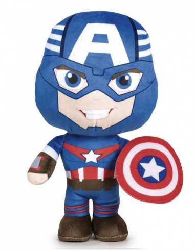 Marvel Peluche Capitan America 40 centimetri - PTS760019222-2 | Futurartb2b Ingrosso Giocattoli