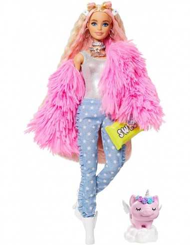 Barbie Extra Bambola con pelliccia rosa - MAGGRN28 | Futurartb2b Ingrosso Giocattoli