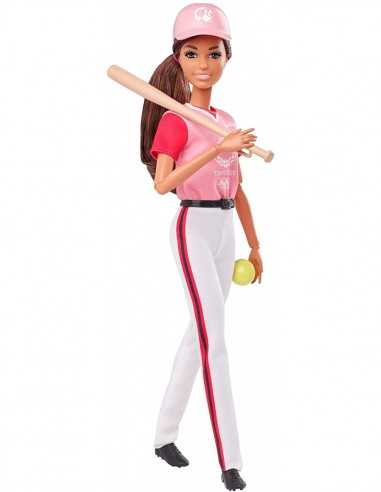 Barbie Olimpiadi Tokyo 2020 - Bambola Giocatrice di Softball - MATGJL73/GJL77 | Futurartb2b Ingrosso Giocattoli