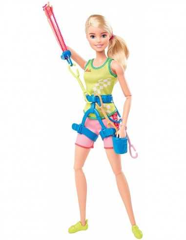 Barbie Olimpiadi Tokyo 2020 - Bambola Arrampicata sportiva - MATGJL73/GJL75 | Futurartb2b Ingrosso Giocattoli