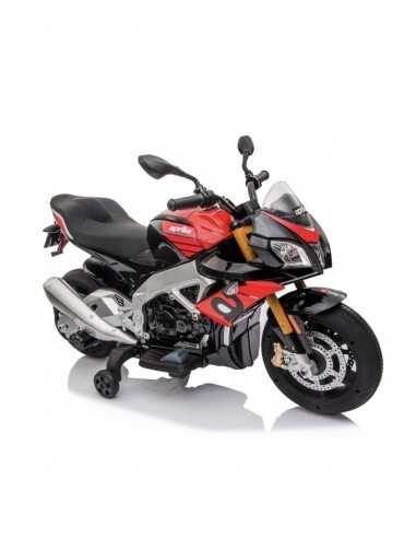 Moto Elettrica per bambini Aprilia Tuono V4 1100 RR 12v rossa - GIOLT922ROSSA | Futurartb2b Ingrosso Giocattoli