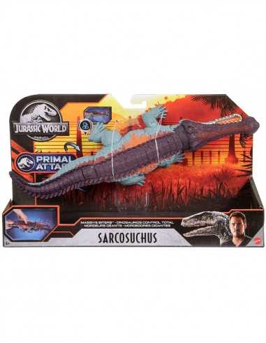 Jurassic World Camp Cretaceous Morso Estremo - Sarcosuchus - MAGGJP32/GVG68 | Futurartb2b Ingrosso Giocattoli