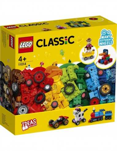 Lego Classic 11014 - Mattoncini e Ruote - LEG6327642 | Futurartb2b Ingrosso Giocattoli