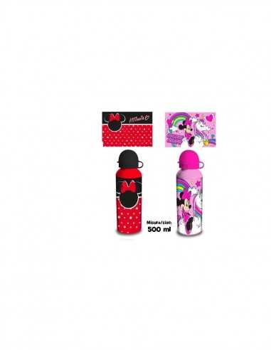 Disney Minnie Borraccia in alluminio 500 ml 2 grafiche - CORD02182 MC | Futurartb2b Ingrosso Giocattoli