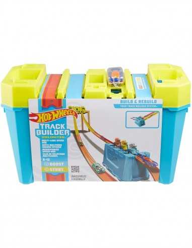 Hot Wheels Track Builder scatola delle acrobazie - TOYGLC95 | Futurartb2b Ingrosso Giocattoli