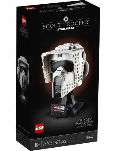 Lego Star Wars 75305 - Casco da scout trooper - LEG6332979 | Futurartb2b Ingrosso Giocattoli