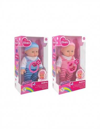 Bambolotto Baby Andrea Mamma Papa - GLO39460 | Futurartb2b Ingrosso Giocattoli