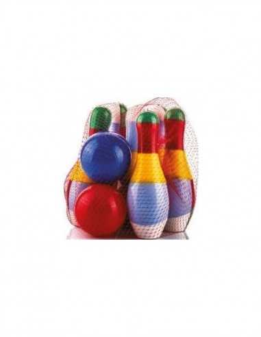 Bowling in rete 6 birilli e 2 palline - NIA1112 | Futurartb2b Ingrosso Giocattoli