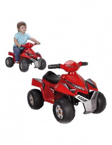 Quad elettrico Racy Rosso 6V - FAM800011252 | Futurartb2b Ingrosso Giocattoli