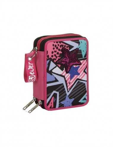 SJ Gang - Astuccio 3 zip Ever Lead Girl - SEV3C2012128 899 | Futurartb2b Ingrosso Giocattoli