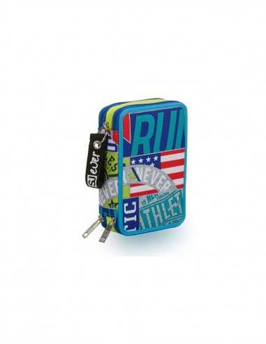 SJ Gang - Astuccio 3 zip Ever World Boy - SEV3C2012126 535 | Futurartb2b Ingrosso Giocattoli