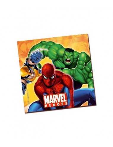 20 tovagliolini marvel heroes - 123710 | Futurartb2b Ingrosso Giocattoli