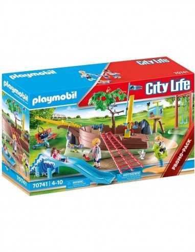 PlayMobil City Life 70741 - Parco Giochi dei Pirati - PLA70741 | Futurartb2b Ingrosso Giocattoli