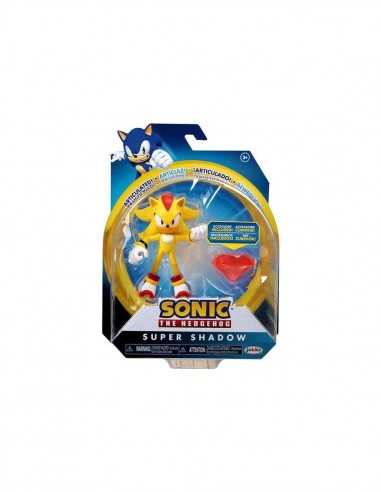 Sonic The Hedgehog - Personaggio Super Shadow con Chaos Emerald rosso - JAK40700 | Futurartb2b Ingrosso Giocattoli