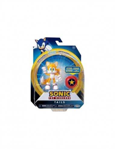 Sonic The Hedgehog - Personaggio Tails con Star spring - JAK40702 | Futurartb2b Ingrosso Giocattoli