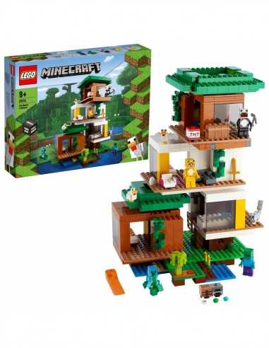 Lego Minecraft 21174 - La Casa sull'albero moderna - LEG6332824 | Futurartb2b Ingrosso Giocattoli