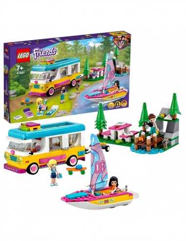 Lego Friends 41681- Camper van nel bosco con barca a vela - LEG6333568 | Futurartb2b Ingrosso Giocattoli