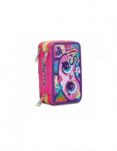 SJ Gang Girl Animal Astuccio3 zip PanPad - SEV3C2012151-379 | Futurartb2b Ingrosso Giocattoli