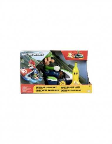 Mariokart Veicolo Spinout Luigi Kart - JAK40875 | Futurartb2b Ingrosso Giocattoli